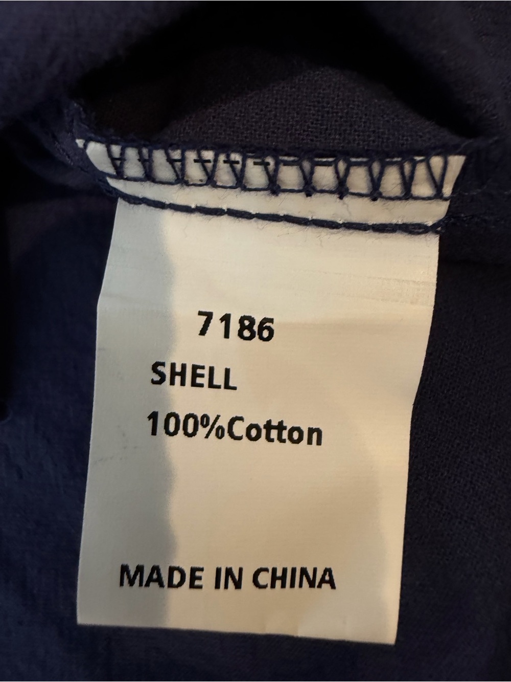 PRETTYGARDEN Blue Cotton Puff Sleeve Blouse Button Down Top Size Medium NWT - Picture 10 of 11